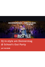 MitEinand Festival DJ IN-STYLE School's Out Party  beim MitEinand Festival