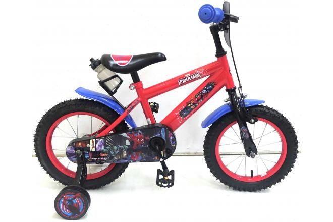 Volare Ultimate Spider-Man Kinderfiets Jongens 14 inch Rood Blauw - Foto 2