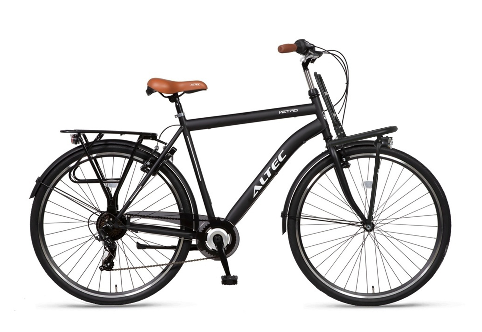 Altec Altec Metro Plus 28 inch Herenfiets 50cm Zwart 7v