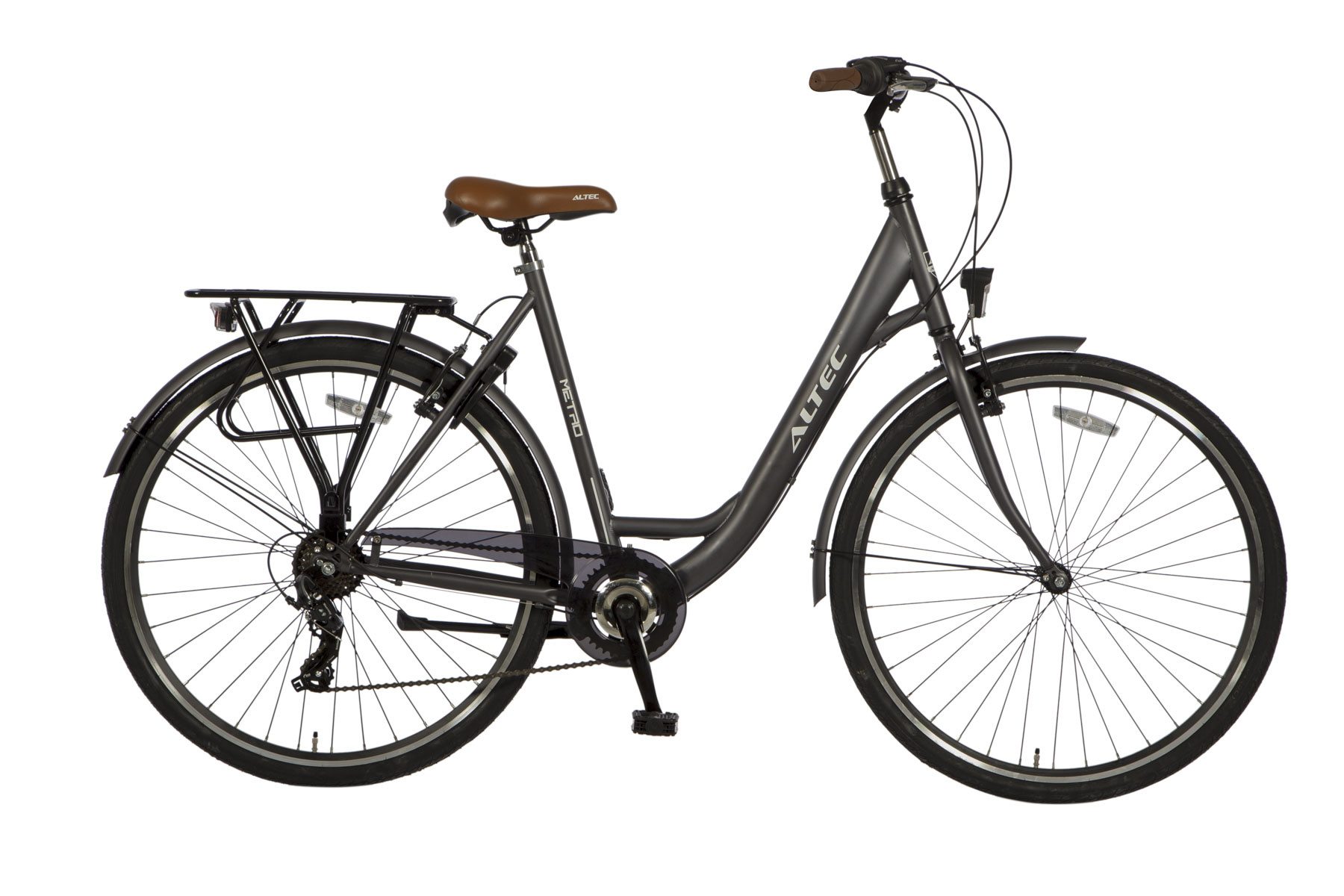 Altec Metro Damesfiets 28 inch 49cm Grijs 7v