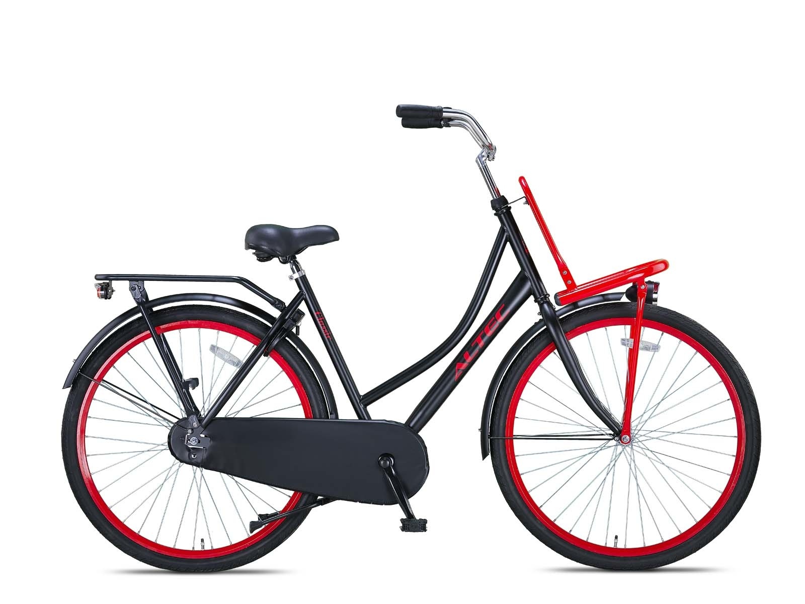 Altec Classic Transportfiets 28 inch 55 cm Zwart-Rood