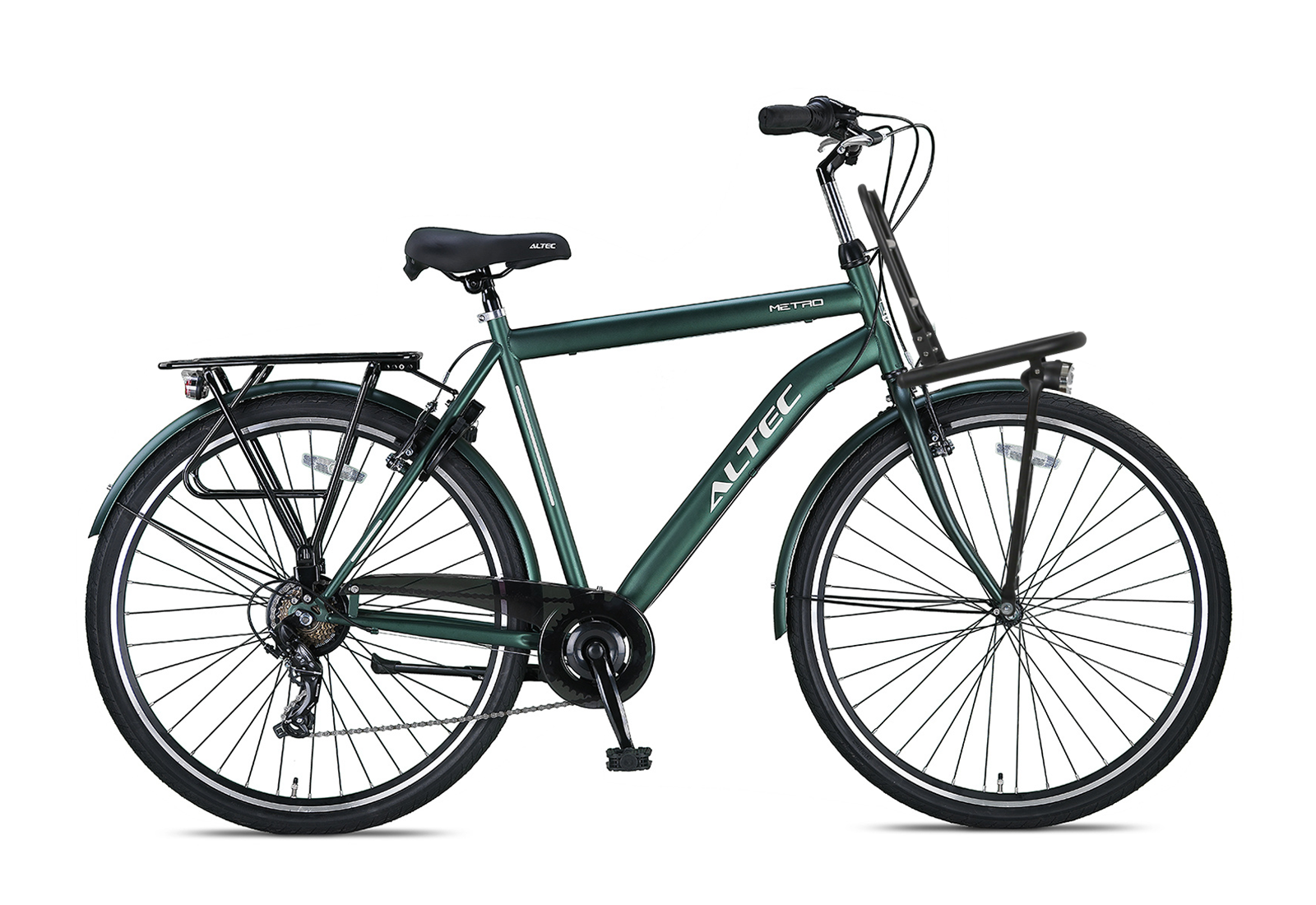 Altec Metro Plus Herenfiets 28 inch 56 cm Army Green 7v - Foto 2