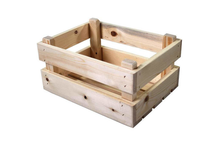 fietskrat mini blank vuren hout 1