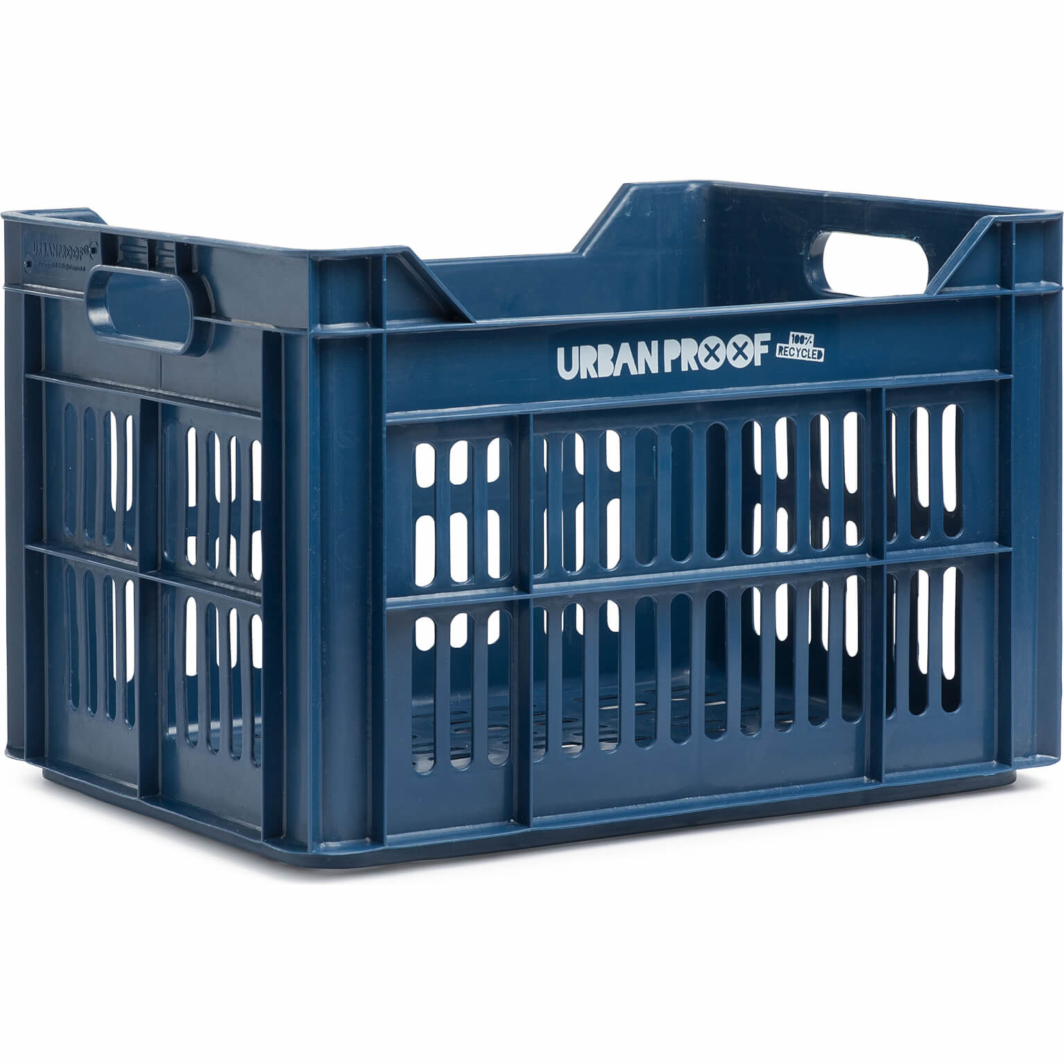 Urban Proof fietskrat 30 liter Dark blue Recycled - Superfietsen.nl