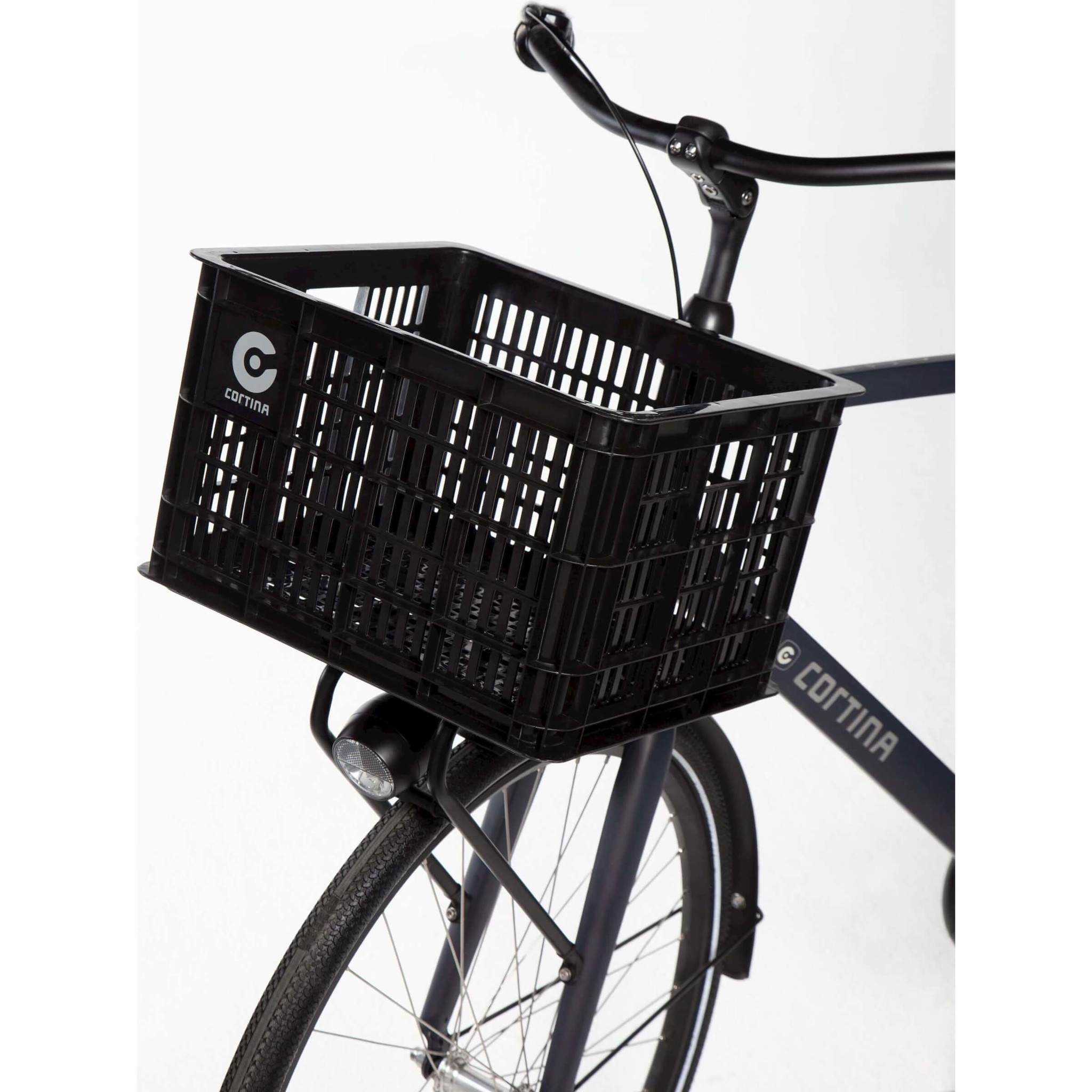 Cortina Krat San Francisco AVS zwart - Superfietsen.nl