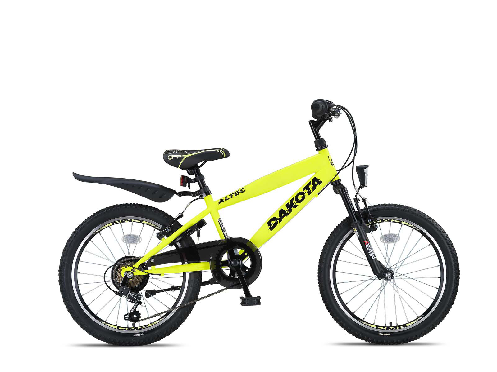 Altec Dakota Jongensfiets 20 inch 7v Neon Lime - Foto 2