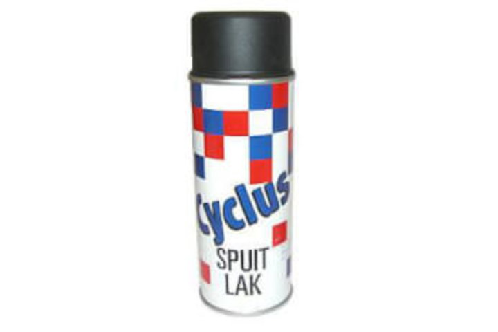 Cyclus spuitlak zwart mat 2