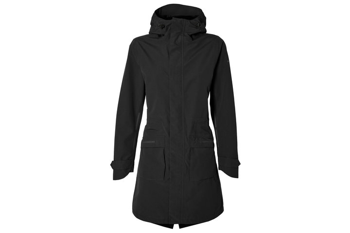 Basil Mosse Fiets Regenparka Dames Jet Black 1