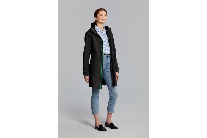 Basil regenparka Mosse dames Jet Black 6