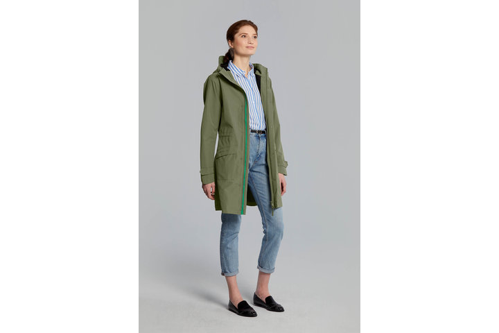 Basil Mosse Fiets Regenparka Dames Olive Green 3