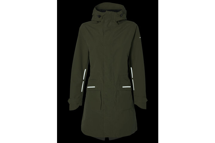 Basil Mosse Fiets Regenparka Dames Olive Green 11
