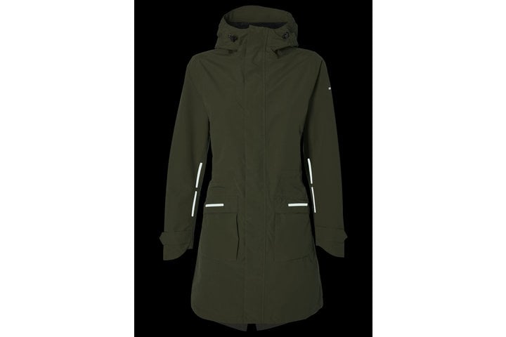 Basil regenparka Mosse dames Olive Green 3