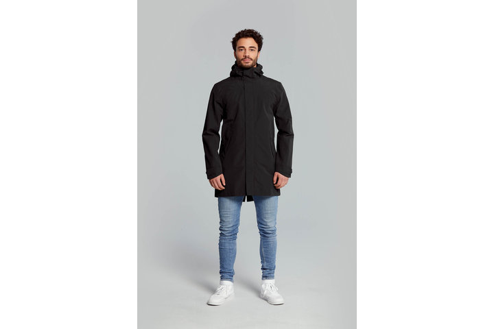 Basil Mosse Fiets Regenparka Heren Jet Black 5