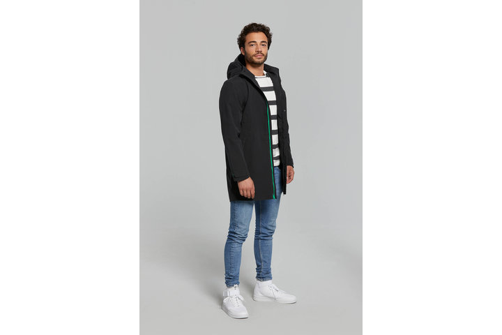 Basil Mosse Fiets Regenparka Heren Jet Black 6