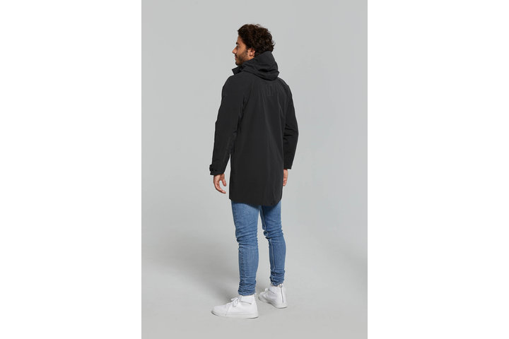 Basil Mosse Fiets Regenparka Heren Jet Black 7