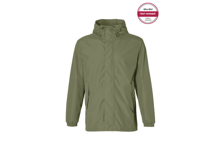 Basil Hoga Fiets Regenjas Unisex Olive Green
