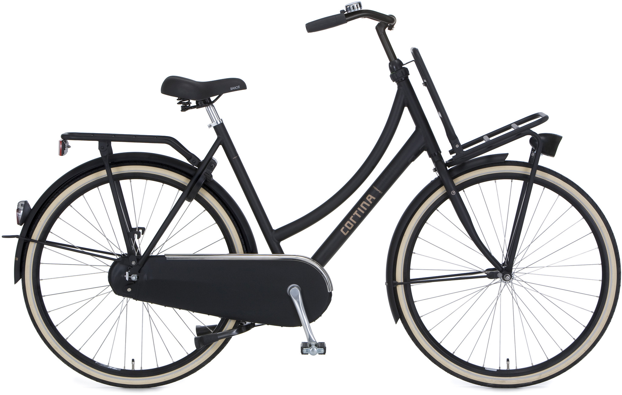 Cortina U4 Transportfiets 28 inch 50cm Jet Black Matt RN - Foto 3