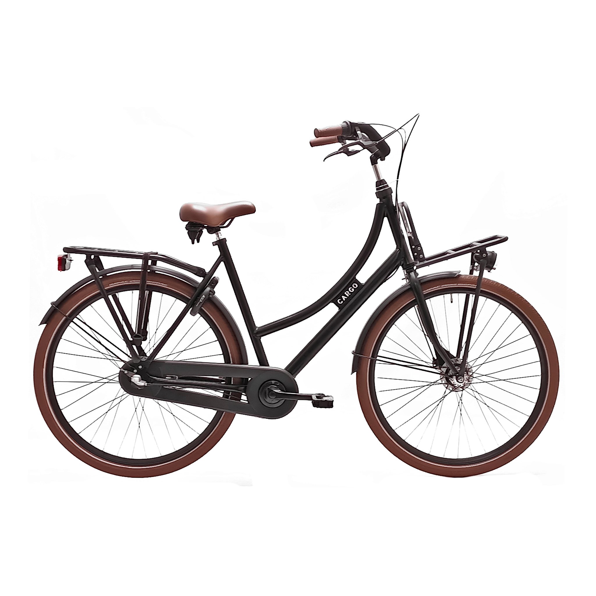 Avalon Cargo - Fiets - Vrouwen - Zwart - 56 cm