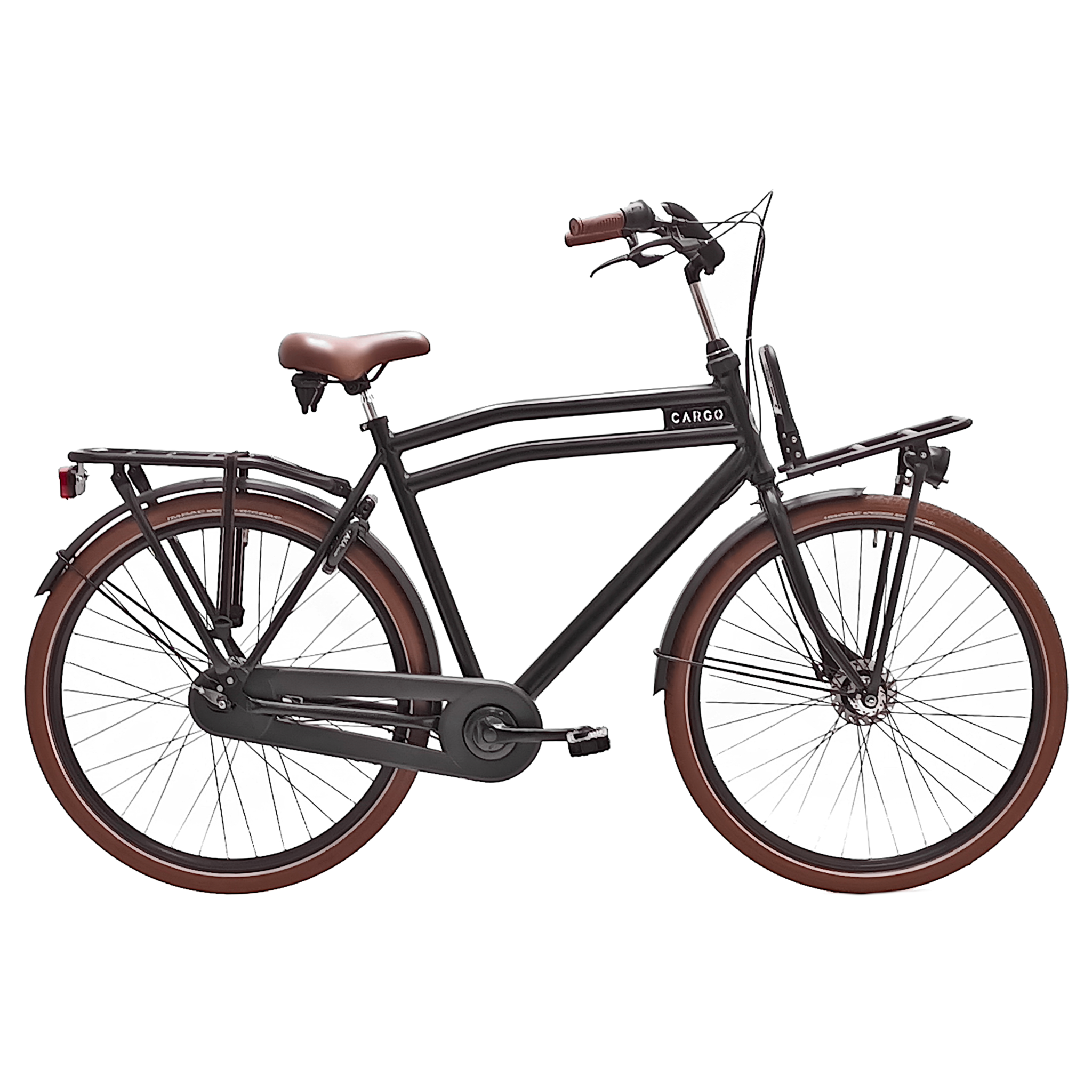 Avalon Cargo - Fiets - Mannen - Matzwart - 53