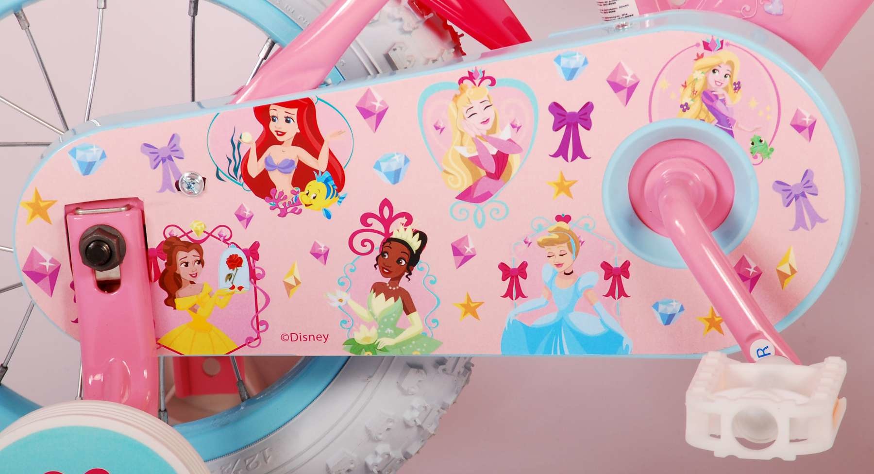 Disney Princess Kinderfiets Meisjes Roze Poppenzitje - Superfietsen.nl