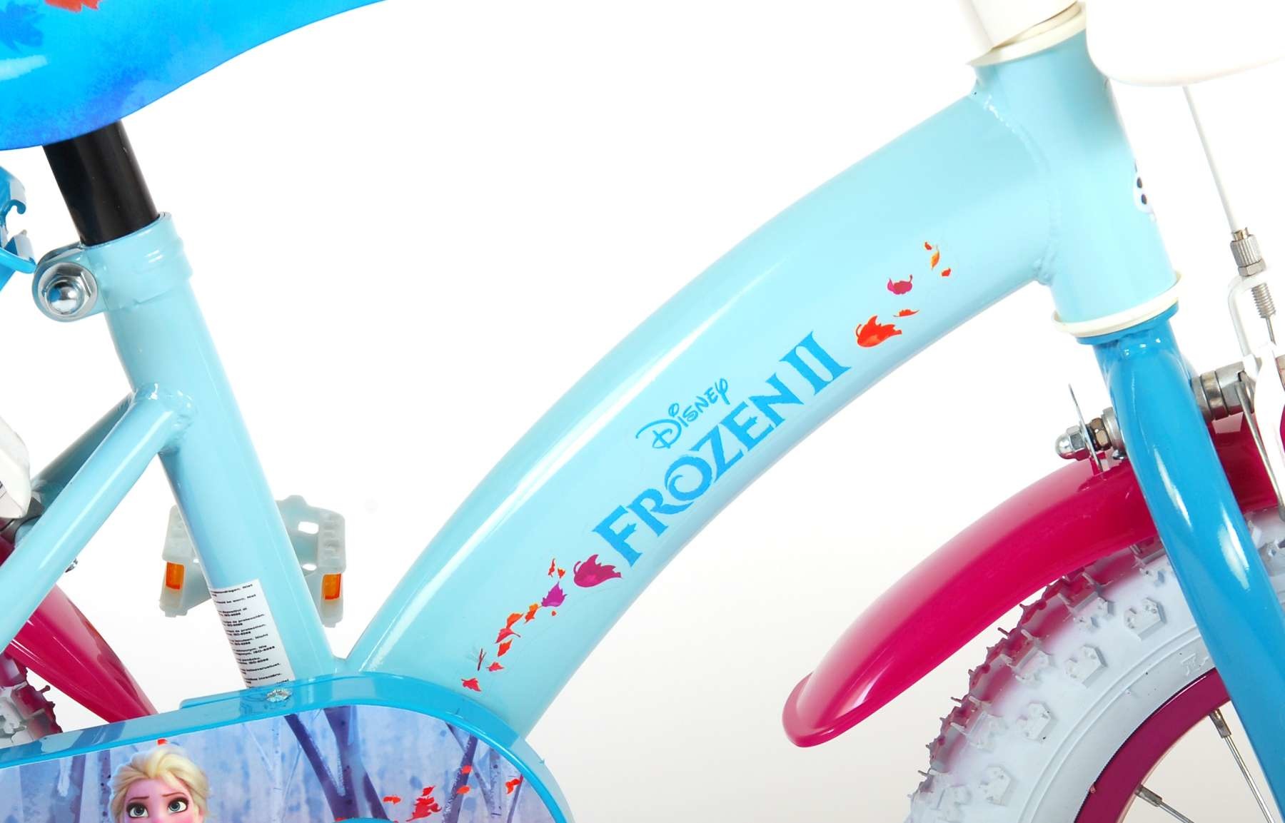 Van God Induceren Microbe Disney Frozen 2 Kinderfiets Meisjes 12 inch Blauw/Paars - Superfietsen.nl
