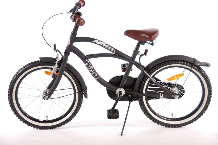 Volare Black Cruiser Kinderfiets Jongens 18 inch Zwart 95% afgemonteerd 8