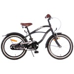 Volare Black Cruiser Kinderfiets Jongens 18 inch Zwart 95% afgemonteerd