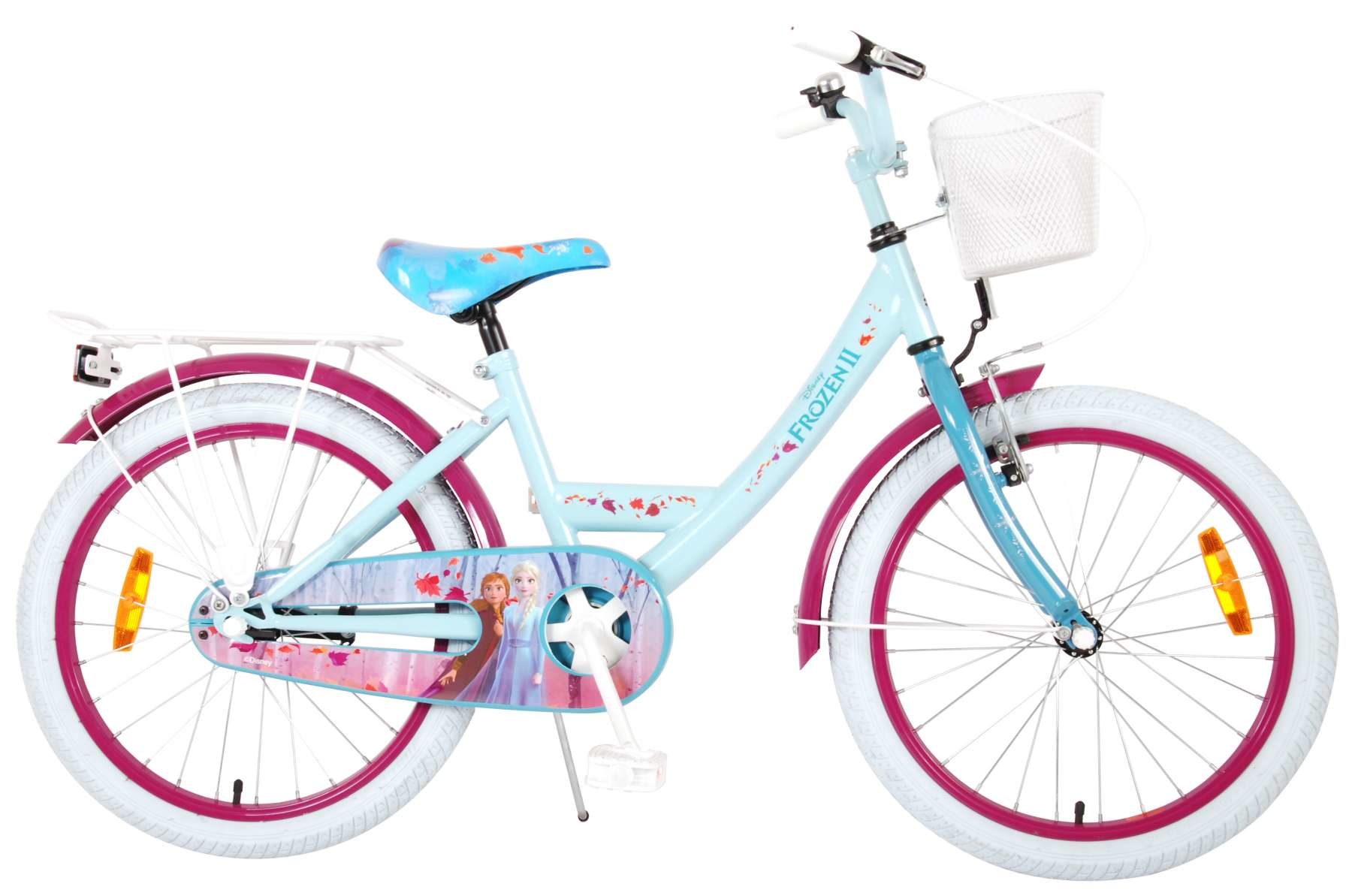 Disney Frozen 2 Kinderfiets Meisjes 20 inch Blauw/Paars - Superfietsen.nl