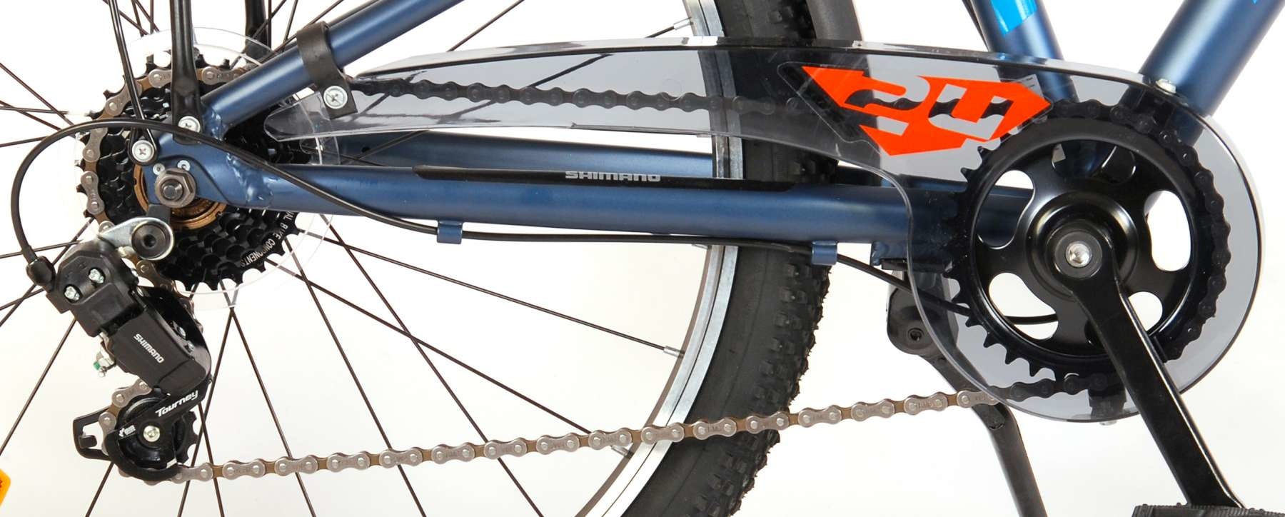 Volare Cross Kinderfiets Jongens 24 inch Blauw 6 versnellingen -  Superfietsen.nl