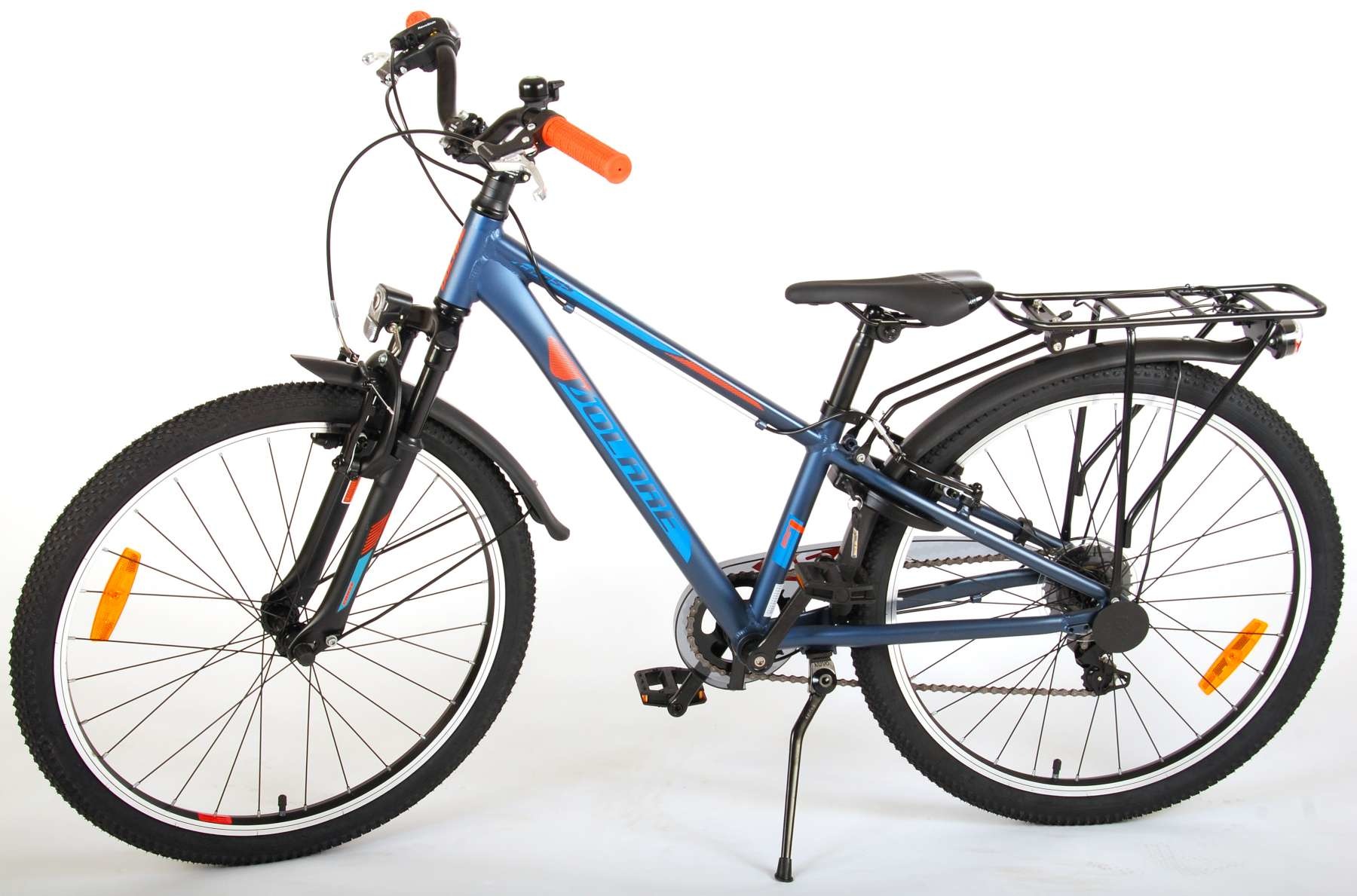 Volare Cross Kinderfiets Jongens 24 inch Blauw 6 versnellingen -  Superfietsen.nl