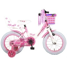 Volare Volare Rose Kinderfiets Meisjes 14 inch Roze Wit 95% afgemonteerd