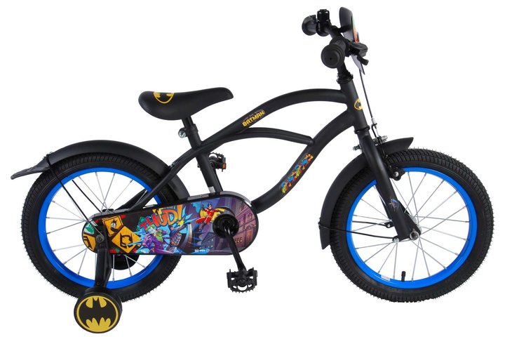 Batman Kinderfiets Jongens 16 inch Zwart 1