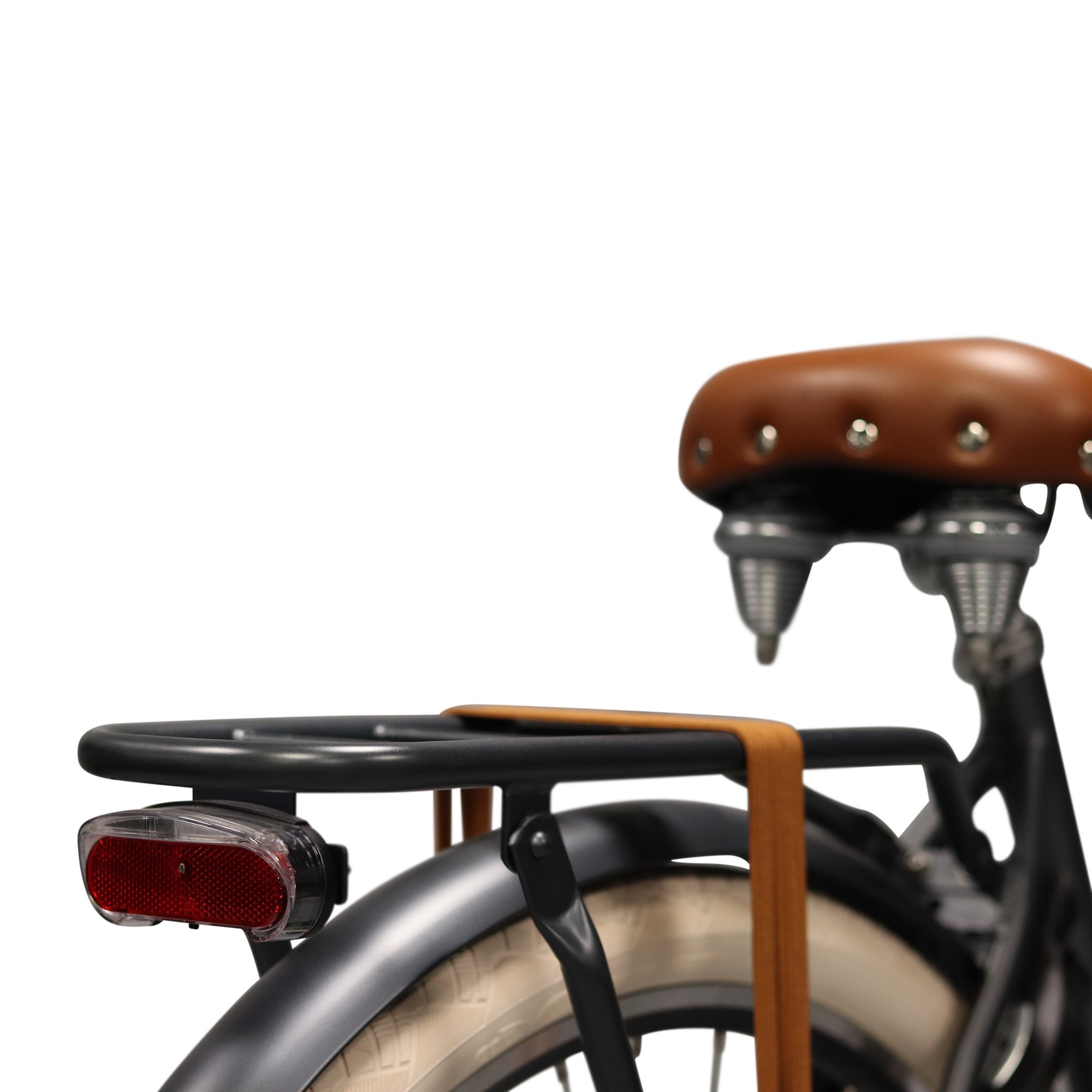 Altec Vintage Transportfiets 28 inch 61cm Mat Zwart 3v - Superfietsen.nl