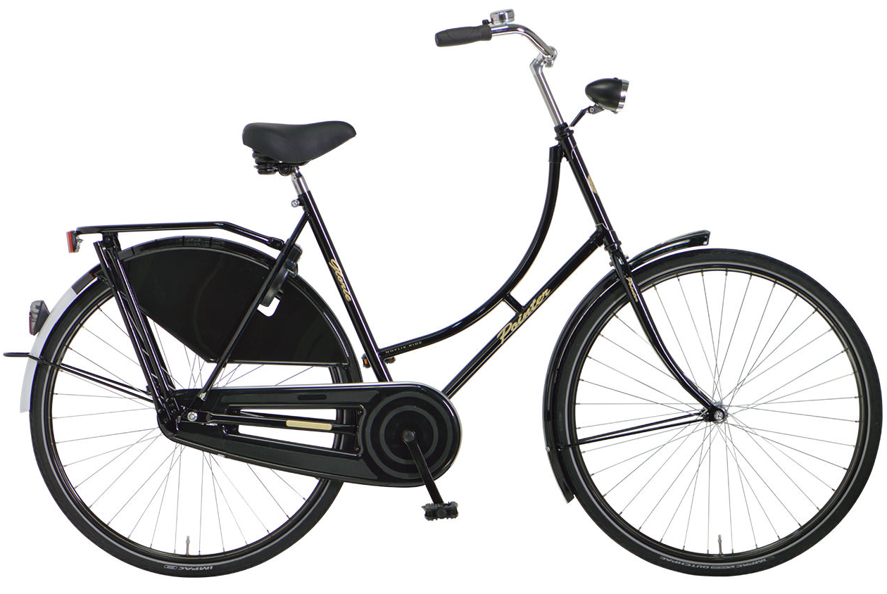 Pointer Glorie Omafiets 28 Glans Zwart