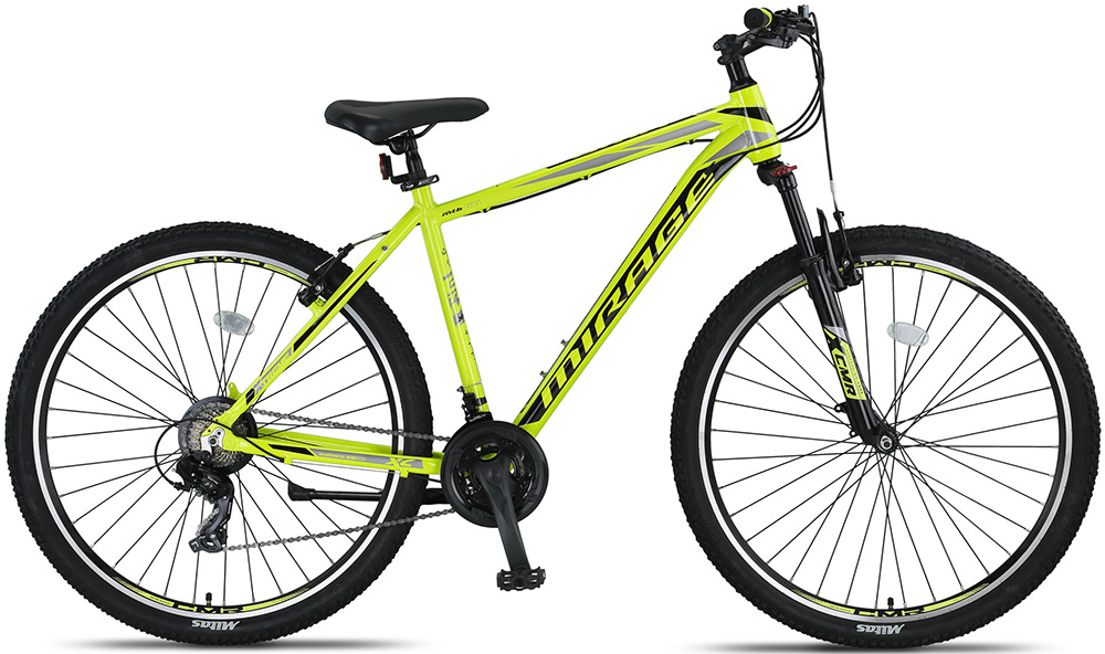 Umit Mirage Mountainbike 29 inch V-Brakes Lime 21v Umit Mirage Mountainbike 29 inch V-Brakes Lime 21v