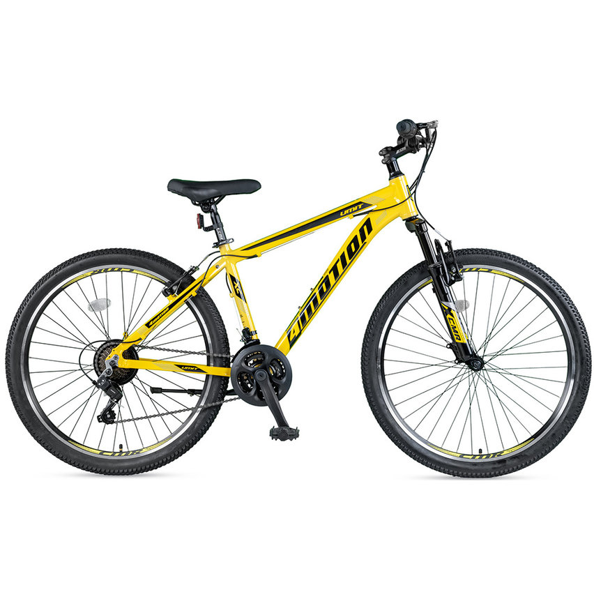 Umit 4 Motion Mountainbike 26 inch V-Brakes Zwart Geel 21v - Superfietsen.nl