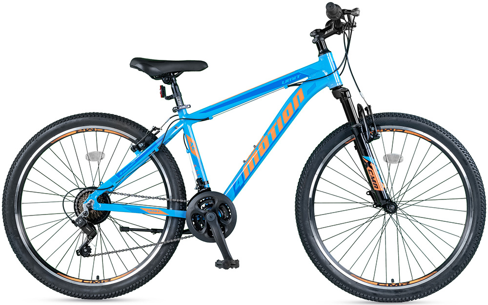 Altec Umit 4 Motion Mountainbike 24 inch V Brakes Blauw Oranje 21v - Foto 2