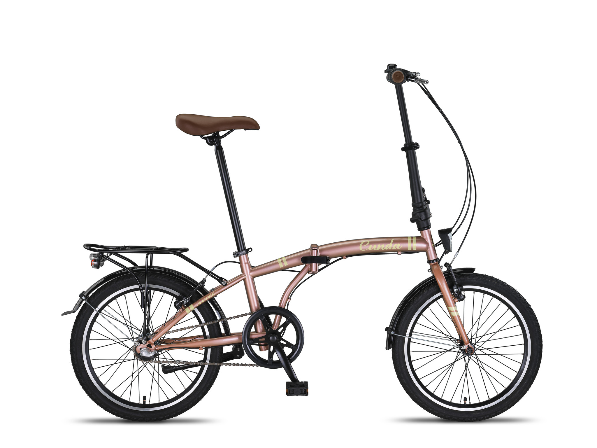 Altec Cunda 20 inch Vouwfiets Lavender/Goud 3v