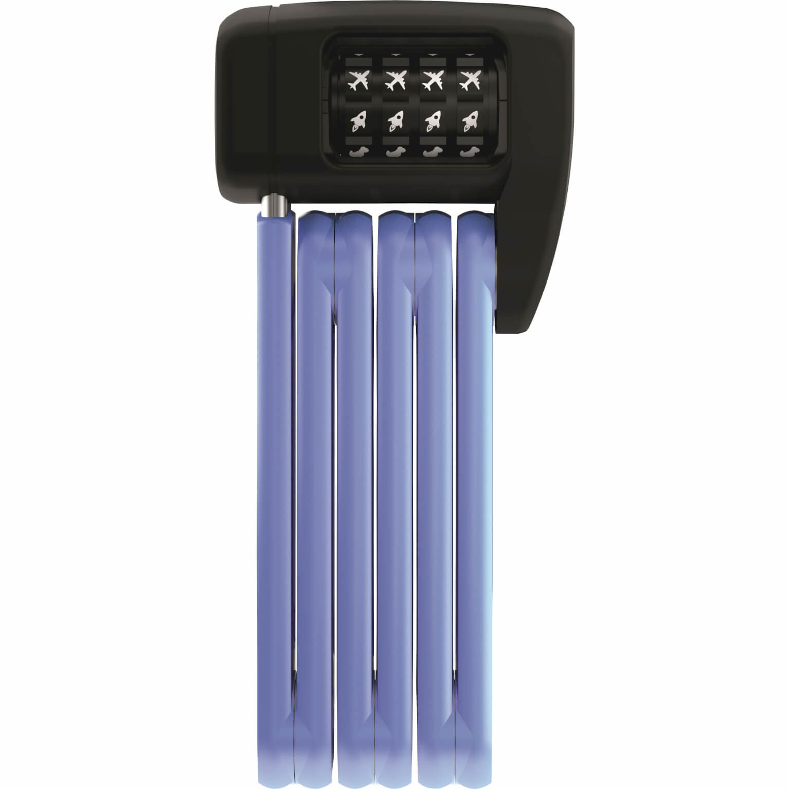 Abus vouwslot Bordo Combo Lite Mini 6055C/60 blue symbols Abus vouwslot Bordo Combo Lite Mini 6055C/60 blue symbols