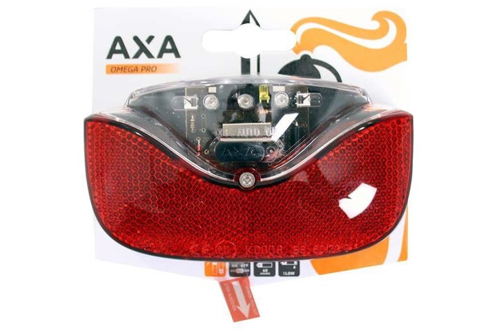 Axa achterlicht Omega Pro batterij 80mm 1