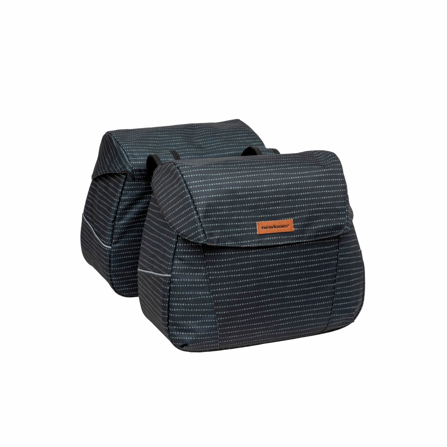 New Looxs fietstas dubbel Joli Nomi black 37L New Looxs fietstas dubbel Joli Nomi black 37L