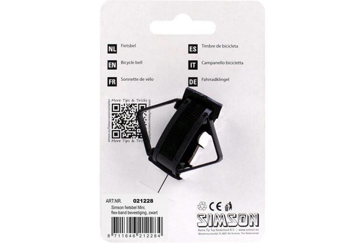 Simson bel Mini 32mm flex band zwart 2