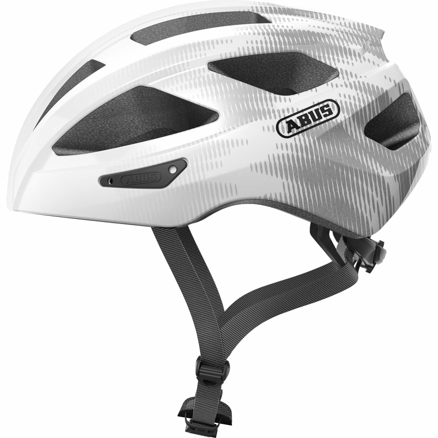 Abus helm Macator white silver Abus helm Macator white silver