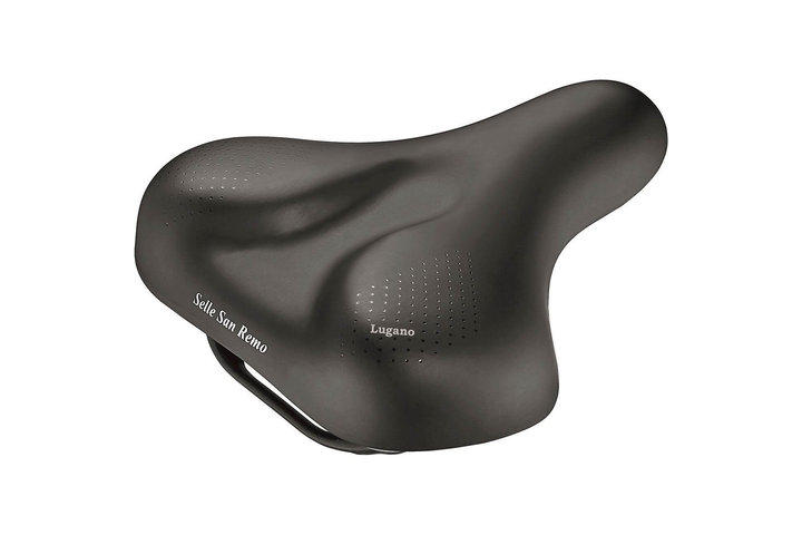 Selle San Remo zadel Lugano uni zwart 1