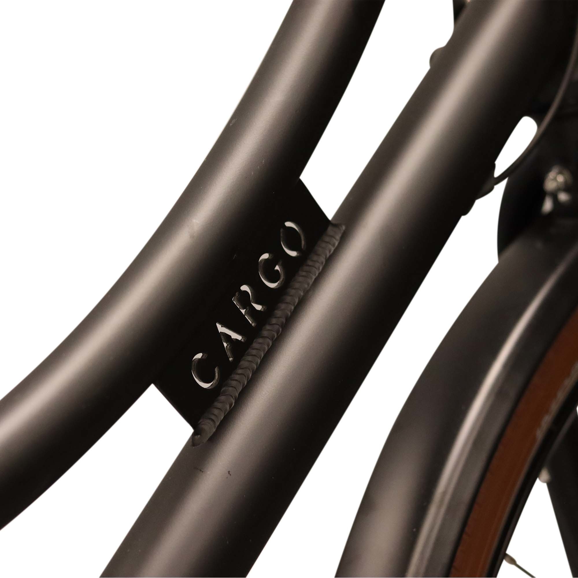 Avalon Cargo Transportfiets Dames 28 inch 50 cm 3v Mat Zwart -  Superfietsen.nl