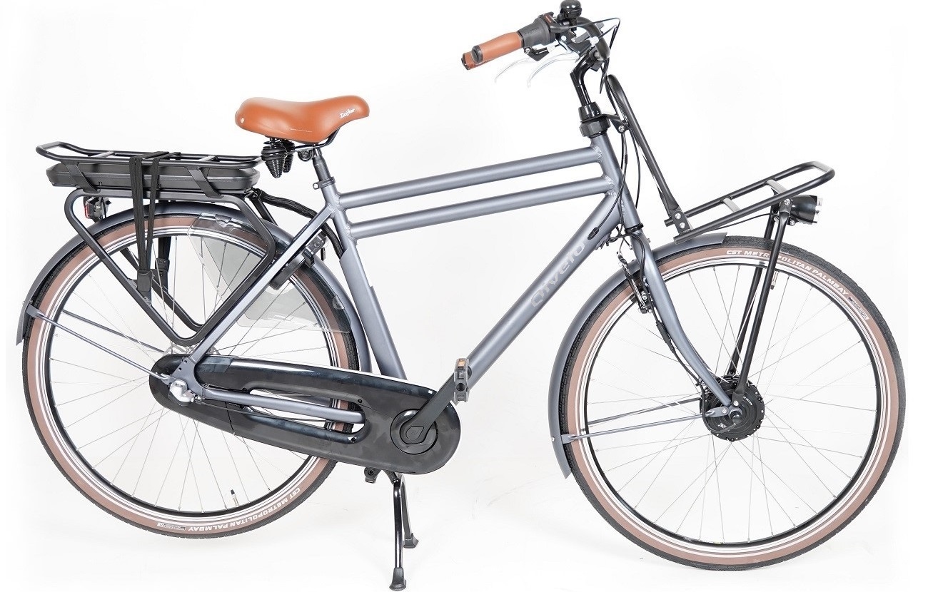 Qivelo Loader Deluxe Elektrische Transportfiets 28 inch Matt Grey 7v Qivelo Loader Deluxe Elektrische Transportfiets 28 inch Matt Grey 7v