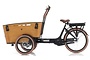 Qivelo Curve  Bakfiets 48cm Matt Black/Brown 481 Wh 7V 4 klein