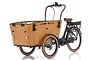 Qivelo Curve  Bakfiets 48cm Matt Black/Brown 481 Wh 7V 5 klein