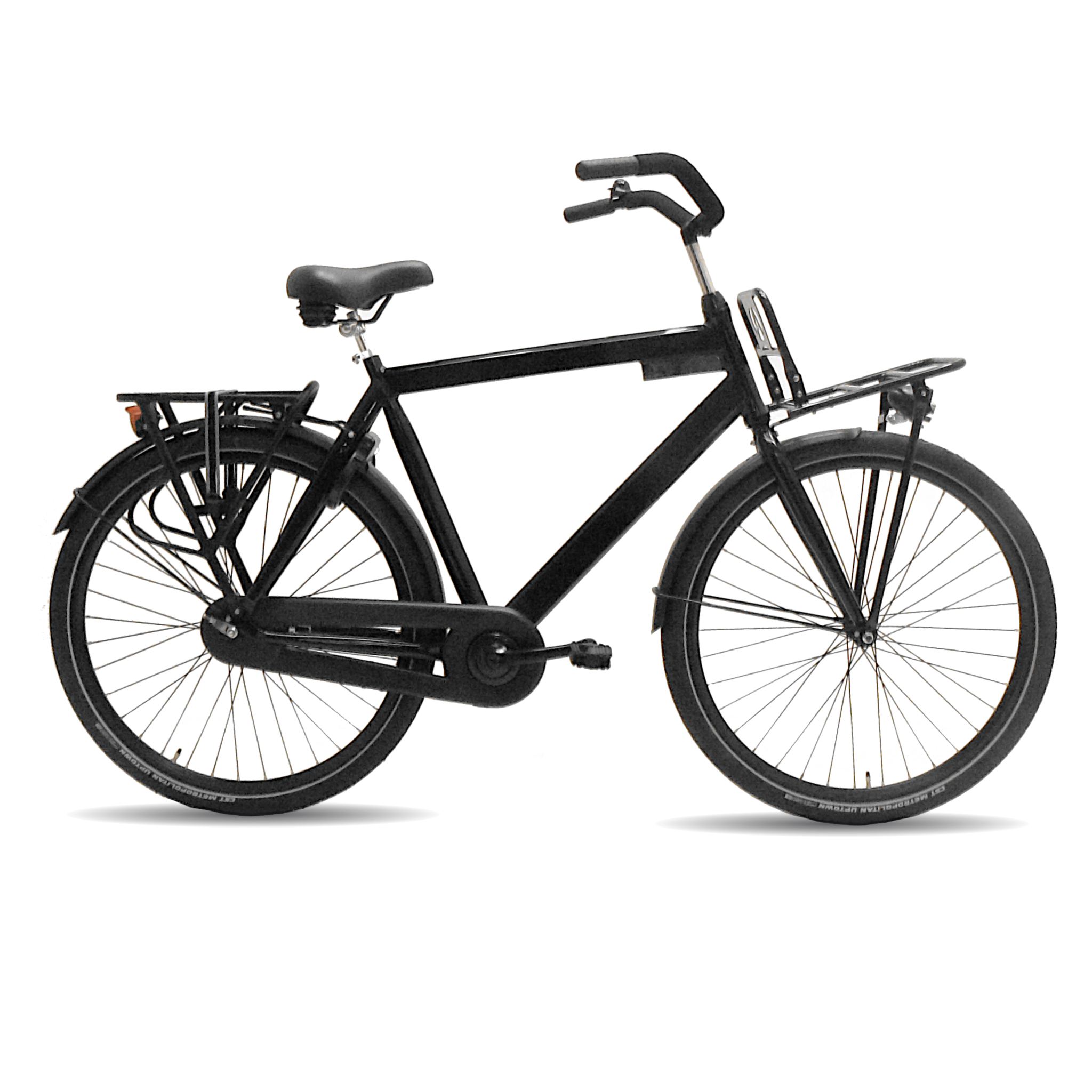 Avalon Style Transportfiets 28 inch 58cm Glans Zwart Avalon Style Transportfiets 28 inch 58cm Glans Zwart