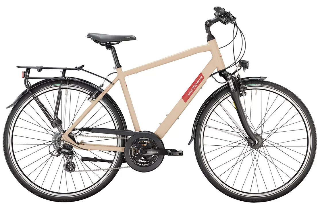 Victoria Trekking 27 Herenfiets 28 Inch Grey Beige Matt 24v